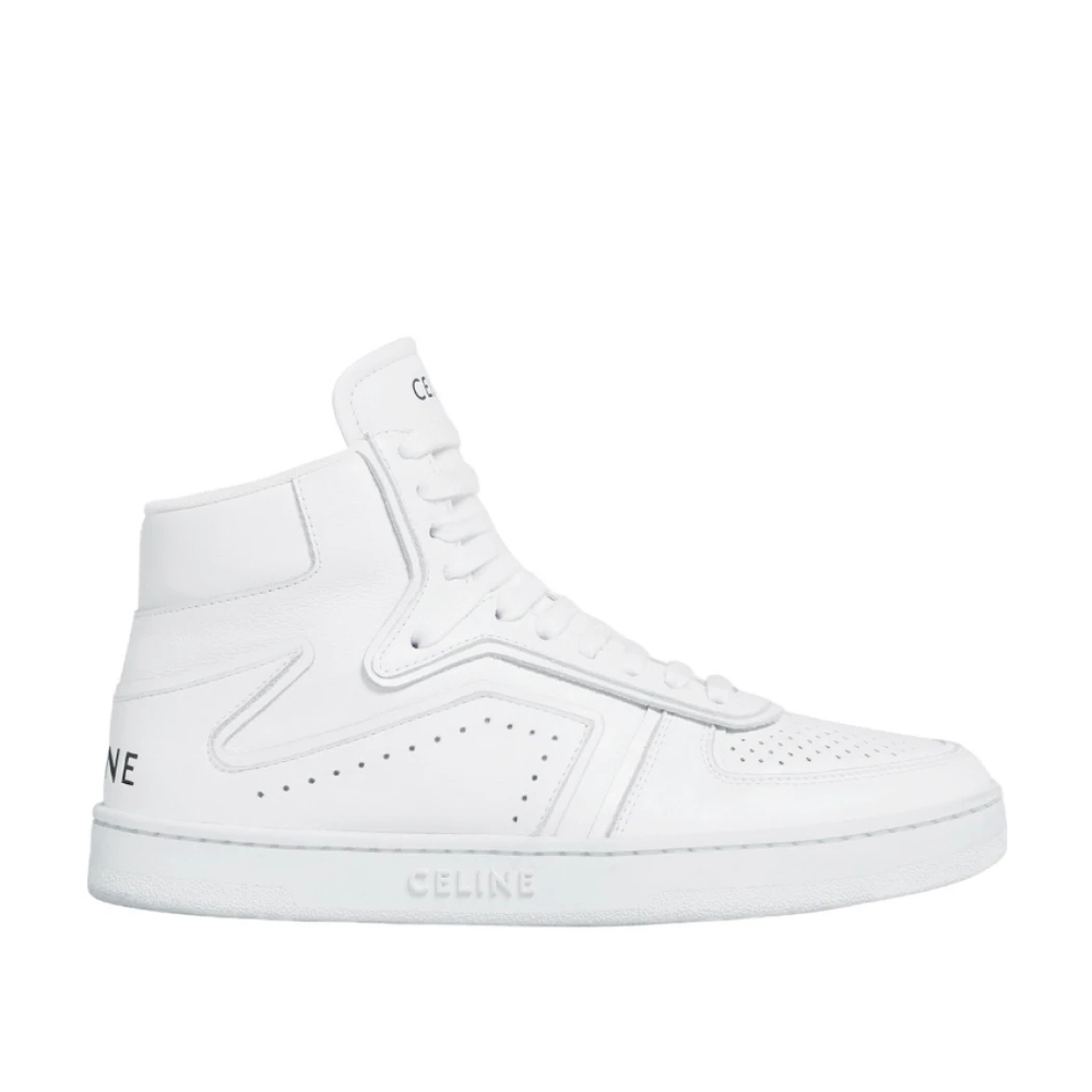 Celine Men's White High-Top Sneakers